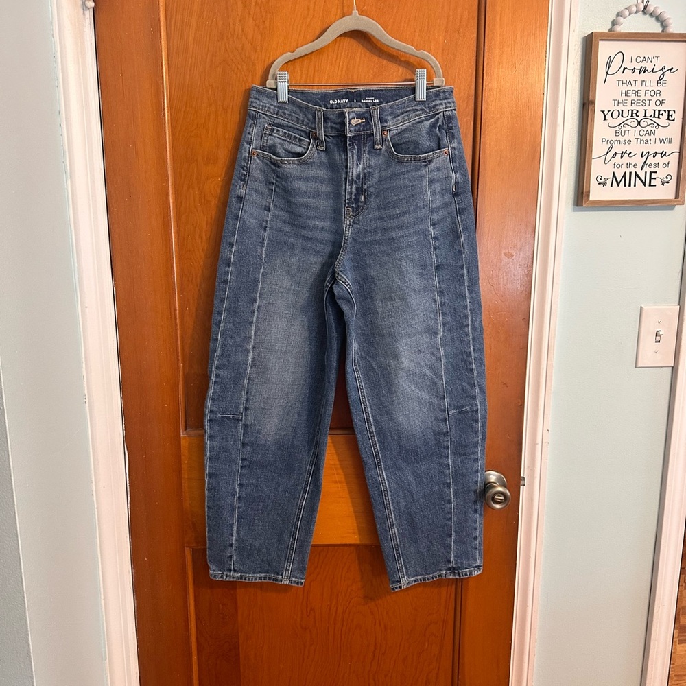 Old Navy Women's Boyfriend Jeans - Dark Blue Wash